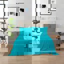 Twin Teal Kathy Ireland Bamboo Cooling 6 Piece Sheet Set