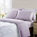Full/Double Lavender Kathy Ireland Cool Max 6 Piece Ultra Soft Sheet Set