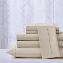 Full/Double Sand Kathy Ireland Cool Max 6 Piece Ultra Soft Sheet Set