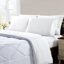 Queen White Kathy Ireland Cool Max 6 Piece Ultra Soft Sheet Set