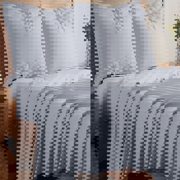 Kathy Ireland 1200tc 6 Piece Cotton Rich Damask Stripe Sheet Set