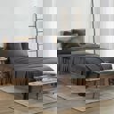 Full/Double Charcoal Kathy Ireland 300 Thread Count 100% Bamboo Sheet Set