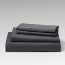 Full/Double Charcoal Kathy Ireland 300 Thread Count 100% Bamboo Sheet Set
