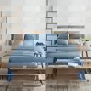 Full/Double Denim Kathy Ireland 300 Thread Count 100% Bamboo Sheet Set