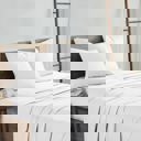 Full/Double White Kathy Ireland 300 Thread Count 100% Bamboo Sheet Set