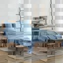 Queen Denim Kathy Ireland 300 Thread Count 100% Bamboo Sheet Set