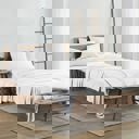 Queen White Kathy Ireland 300 Thread Count 100% Bamboo Sheet Set