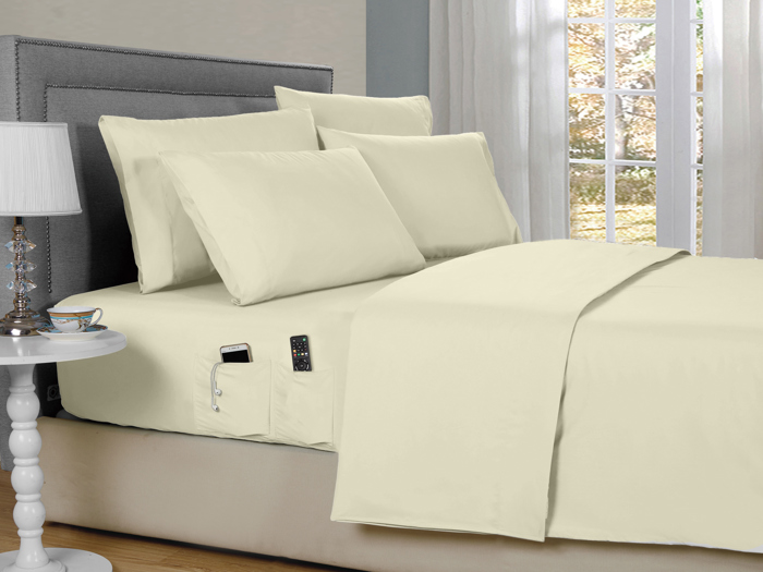 Kathy Ireland 6-Piece Smart Sheet Sets w/ Side Pocket
