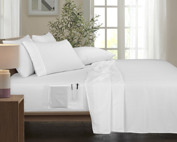 Kathy Ireland 6-Piece Smart Sheet Sets w/ Side Pocket
