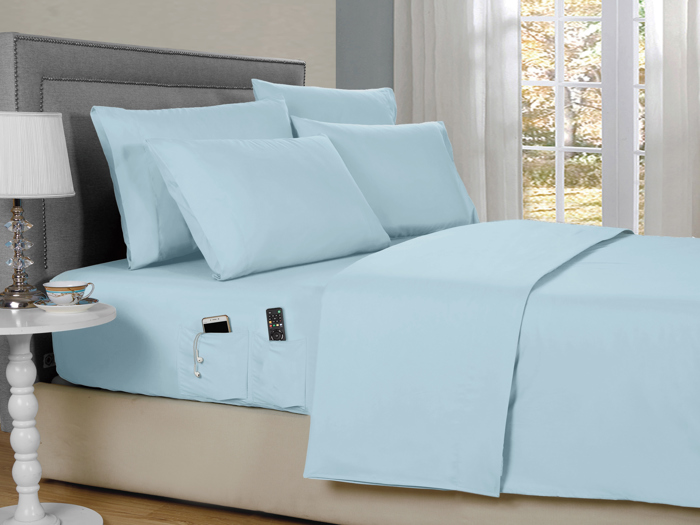 Kathy Ireland 6-Piece Smart Sheet Sets w/ Side Pocket