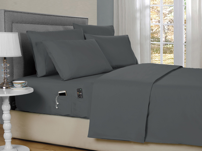 Kathy Ireland 6-Piece Smart Sheet Sets w/ Side Pocket