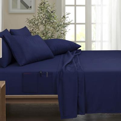 Bamboo 6 Piece 1800 Thread Count Smart Pocket Ultra Soft Luxury Sheet Set