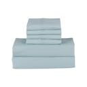 Full/Double Aqua Bamboo 6 Piece 1800 Thread Count Smart Pocket Ultra Soft Luxury Sheet Set