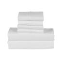 Full/Double White Bamboo 6 Piece 1800 Thread Count Smart Pocket Ultra Soft Luxury Sheet Set