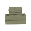 King Sage Bamboo 6 Piece 1800 Thread Count Smart Pocket Ultra Soft Luxury Sheet Set