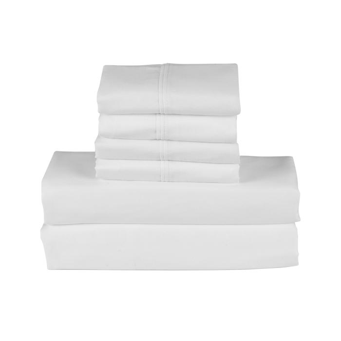 Bamboo 6 Piece 1800 Thread Count Smart Pocket Ultra Soft Luxury Sheet Set