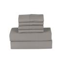 Twin XL Taupe Bamboo 6 Piece 1800 Thread Count Smart Pocket Ultra Soft Luxury Sheet Set