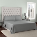  Kathy Ireland 300 Thread Count Organic Cotton Percale Sheet Set