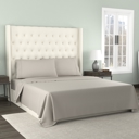 King Linen Kathy Ireland 300 Thread Count Organic Cotton Percale Sheet Set