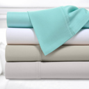 King White Kathy Ireland 300 Thread Count Organic Cotton Percale Sheet Set