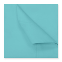 Queen Aqua Kathy Ireland 300 Thread Count Organic Cotton Percale Sheet Set
