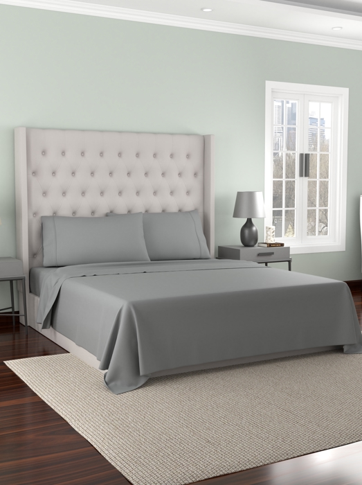 Kathy Ireland 300 Thread Count Organic Cotton Percale Sheet Set