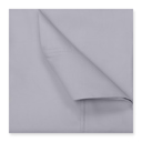 Queen Silver Kathy Ireland 300 Thread Count Organic Cotton Percale Sheet Set