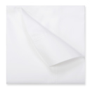 Queen White Kathy Ireland 300 Thread Count Organic Cotton Percale Sheet Set