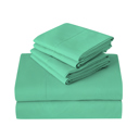 Full/Double Forest Green Kathy Ireland 6 Piece Brushed Microfiber Sheet Set