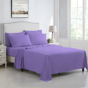 King Violet Purple Kathy Ireland 6 Piece Brushed Microfiber Sheet Set