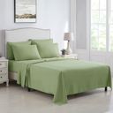 King Sage Kathy Ireland 6 Piece Brushed Microfiber Sheet Set
