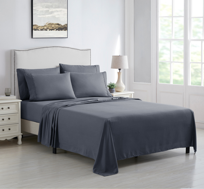 Kathy Ireland 6 Piece Brushed Microfiber Sheet Set
