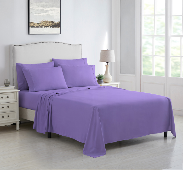 Kathy Ireland 6 Piece Brushed Microfiber Sheet Set