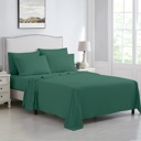 Twin Pine Green Kathy Ireland 6 Piece Brushed Microfiber Sheet Set