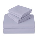 Twin Lavender Kathy Ireland 6 Piece Brushed Microfiber Sheet Set