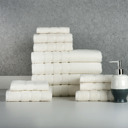  Bibb Home 12 Piece Egyptian Cotton Towel Set