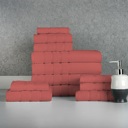 12-piece Coral Bibb Home 12 Piece Egyptian Cotton Towel Set