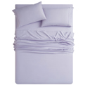 California King Lilac Bamboo 6-Piece Luxury Sheet Set