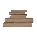Full/Double Chocolate Bamboo 6-Piece Luxury Sheet Set