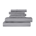 Full/Double Grey Bamboo 6-Piece Luxury Sheet Set