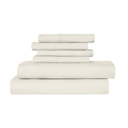 Full/Double Ivory Bamboo 6-Piece Luxury Sheet Set