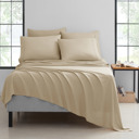 Full/Double Khaki Bamboo 6-Piece Luxury Sheet Set