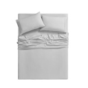 Full/Double Silver Bamboo 6-Piece Luxury Sheet Set