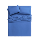 Full/Double Warm Blue Bamboo 6-Piece Luxury Sheet Set