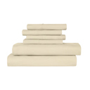 King Khaki Bamboo 6-Piece Luxury Sheet Set