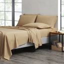 Queen Gold Bamboo 6-Piece Luxury Sheet Set