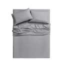 Queen Grey Bamboo 6-Piece Luxury Sheet Set