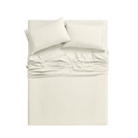 Queen Ivory Bamboo 6-Piece Luxury Sheet Set
