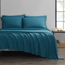 Twin Teal Bamboo 6-Piece Luxury Sheet Set