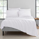 Twin XL White Bamboo 6-Piece Luxury Sheet Set